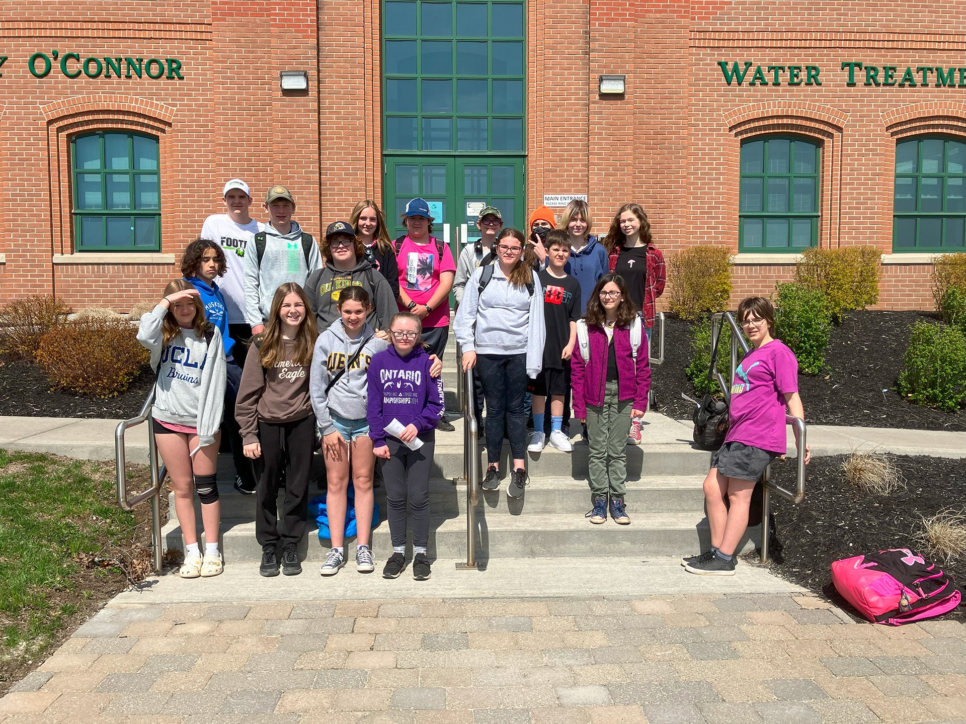 2023 Drinking Water Protection Radio Contest Winning Class Visits Water Treatment Plant